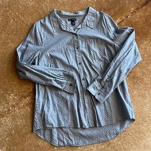 Lightweight cotton linen button up